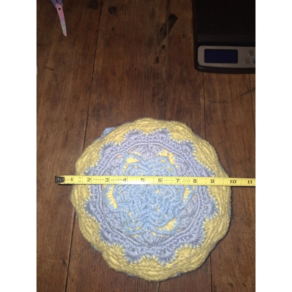 Handmade crochet round